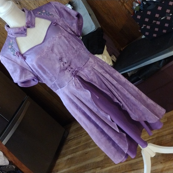 🎃 AMAZING DISNEY "ALICE THROUGH THE LOOKING GLASS" DRESS (COSTUME) SZ LADIES 14 - Picture 3 of 16